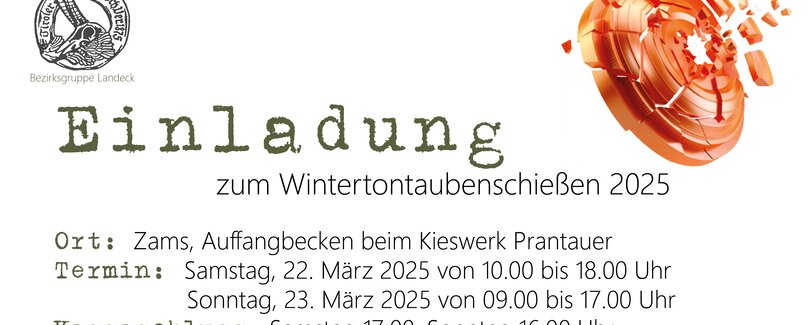 Wintertontaubenschießen 2025